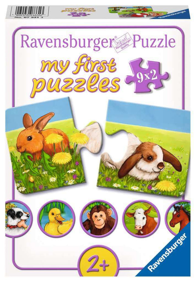 Lieve Dieren My First Puzzles (3 X 6 Frame) 73313, 73313 van Ravensburger te koop bij Speldorado !