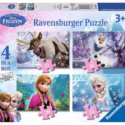 Disney Frozen 4 Puzzels 12+16+20+24 Stukjes 73603, 73603 van Ravensburger te koop bij Speldorado !