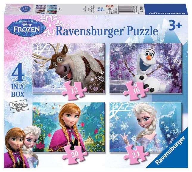 Disney Frozen 4 Puzzels 12+16+20+24 Stukjes 73603, 73603 van Ravensburger te koop bij Speldorado !