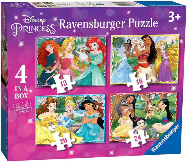 Disney Princess 4 Puzzels 12+16+20+24 Stukjes 73979, 73979 van Ravensburger te koop bij Speldorado !