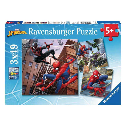 SpiderMan In Actie 3X49 Stukjes 80250, 80250 van Ravensburger te koop bij Speldorado !