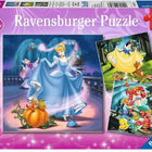 Dit is een foto van het spel Sneeuwwitje, Assepoester, Ariel - 3x49 stukjes te koop bij Speldorado Spellenwinkel Delft