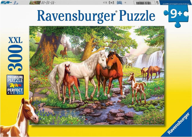 Wilde Paarden Bij De Rivier 300 Stukjes 129041, 129041 van Ravensburger te koop bij Speldorado !