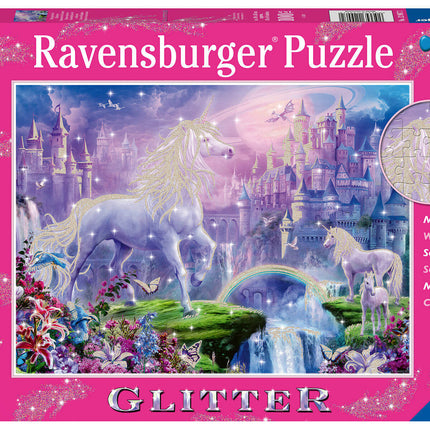 Koninkrijk Van De Eenhoorns (Glitter) 100 Xxl 129072, 129072 van Ravensburger te koop bij Speldorado !