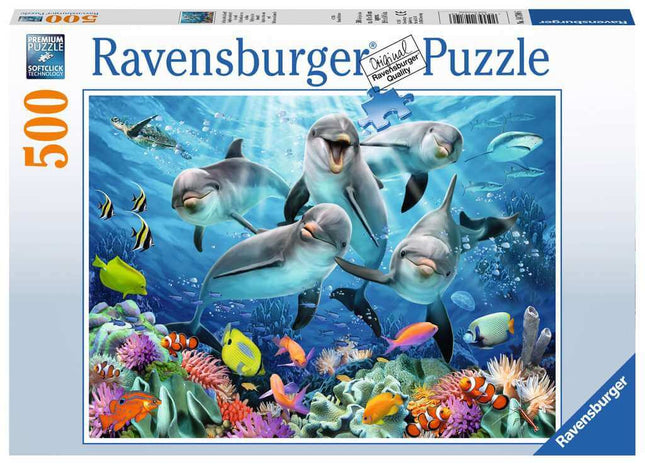 Dolfijnen In Het Koraalrif 500 Stukjes 147106, 147106 van Ravensburger te koop bij Speldorado !