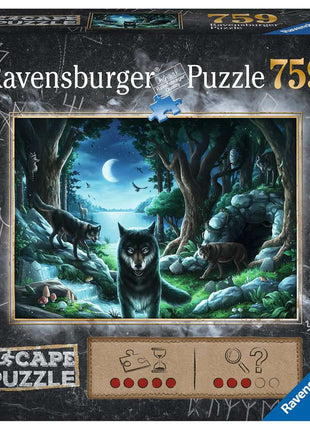 Escaperoom - ESCAPE Curse of the Wolves 759 pcs. - Escape the room puzzels 759 stukjesEscape