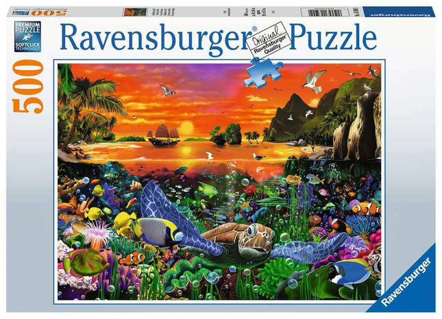 Schildpad In Het Rif 500 Stukjes 165902, 165902 van Ravensburger te koop bij Speldorado !