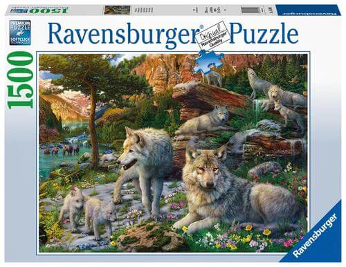 Wolven In De Lente 1500 Stukjes 165988, 165988 van Ravensburger te koop bij Speldorado !