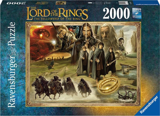 Lotr Fellowship Of The Ring 2.000 Stukjes 169276, 169276 van Ravensburger te koop bij Speldorado !