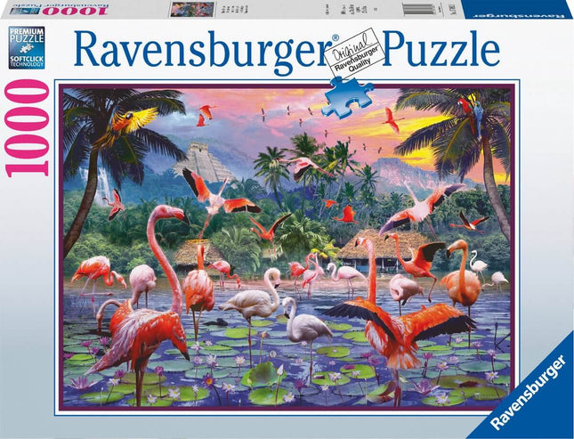 Roze Flamingo'S 1000 Stukjes 170821, 170821 van Ravensburger te koop bij Speldorado !