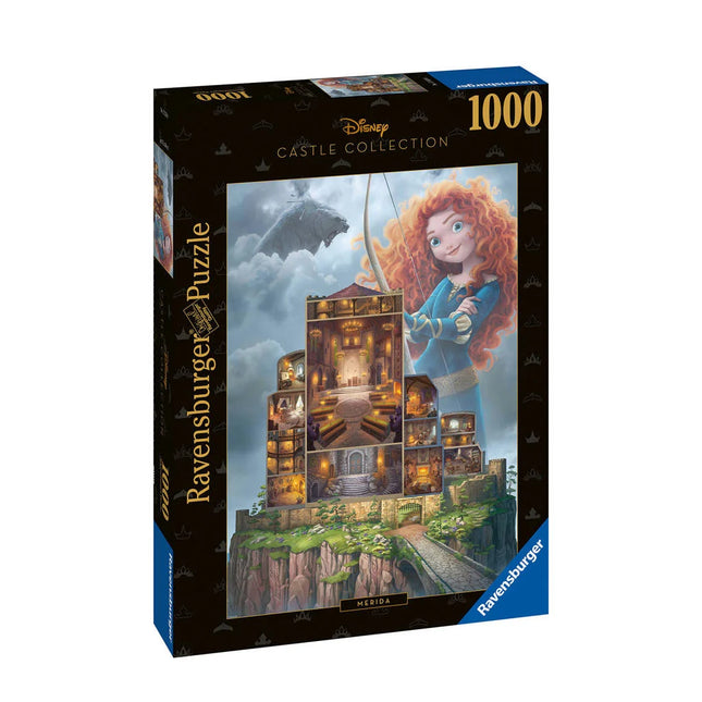 Dit is een foto van het spel Disney Castles Merida te koop bij Speldorado Spellenwinkel Delft