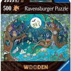 Dit is een foto van het spel Fantasy 500p - Houten puzzels volwassenen, 500 stukjes te koop bij Speldorado Spellenwinkel Delft