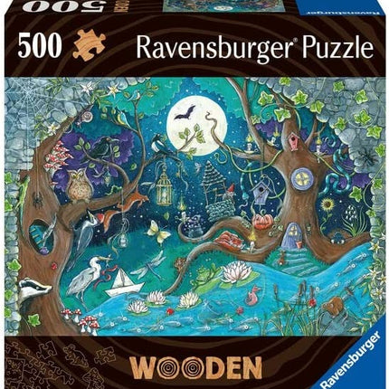 Dit is een foto van het spel Fantasy 500p - Houten puzzels volwassenen, 500 stukjes te koop bij Speldorado Spellenwinkel Delft