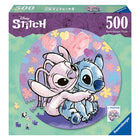 Dit is een foto van het spel Stitch - 500 stukjes ronde puzzel te koop bij Speldorado Spellenwinkel Delft