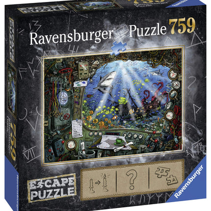 ESCAPE De onderzeeër 759 pcs. - Escape the room puzzels 759 stukjes