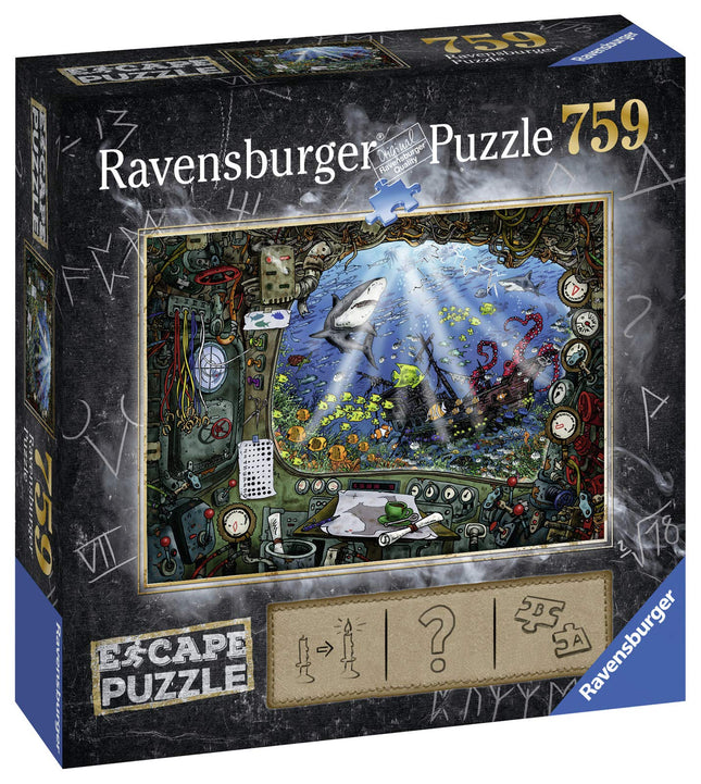 ESCAPE De onderzeeër 759 pcs. - Escape the room puzzels 759 stukjes