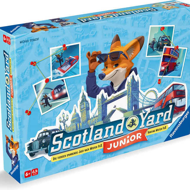 Dit is een foto van het spel Scotland Yard Junior te koop bij Speldorado Spellenwinkel Delft