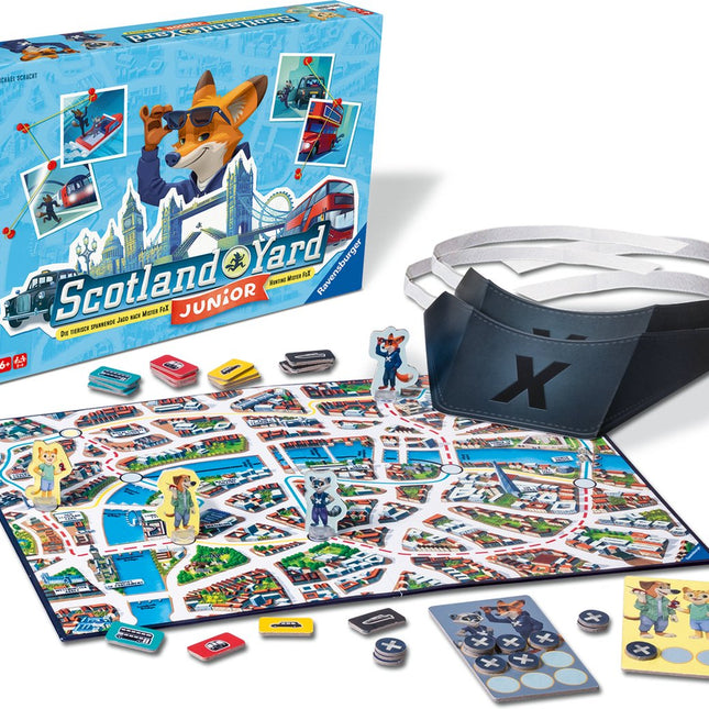 Dit is een foto van het spel Scotland Yard Junior te koop bij Speldorado Spellenwinkel Delft
