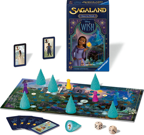 Dit is een foto van het spel Disney Wish Sagaland te koop bij Speldorado Spellenwinkel Delft