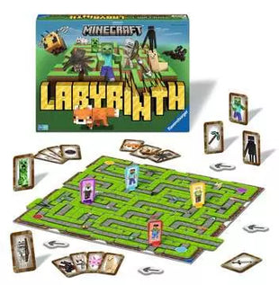 Labyrinth Minecraft – gezellig bordspel – 2 tot 4 spelers