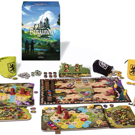Dit is een foto van het spel The Castle of Burgundy big box te koop bij Speldorado Spellenwinkel Delft