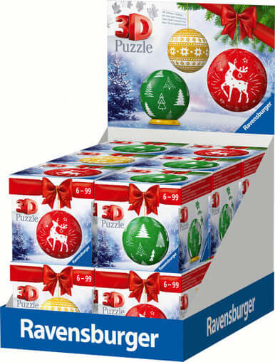 Dit is een foto van het spel Puzzleball 3D Kerst te koop bij Speldorado Spellenwinkel Delft