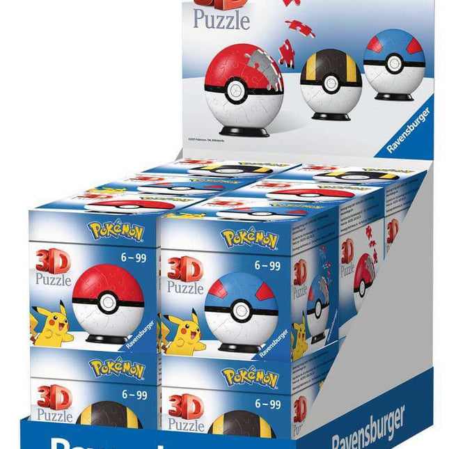 Dit is een foto van het spel Pokemonbal  54 Stukjes te koop bij Speldorado Spellenwinkel Delft