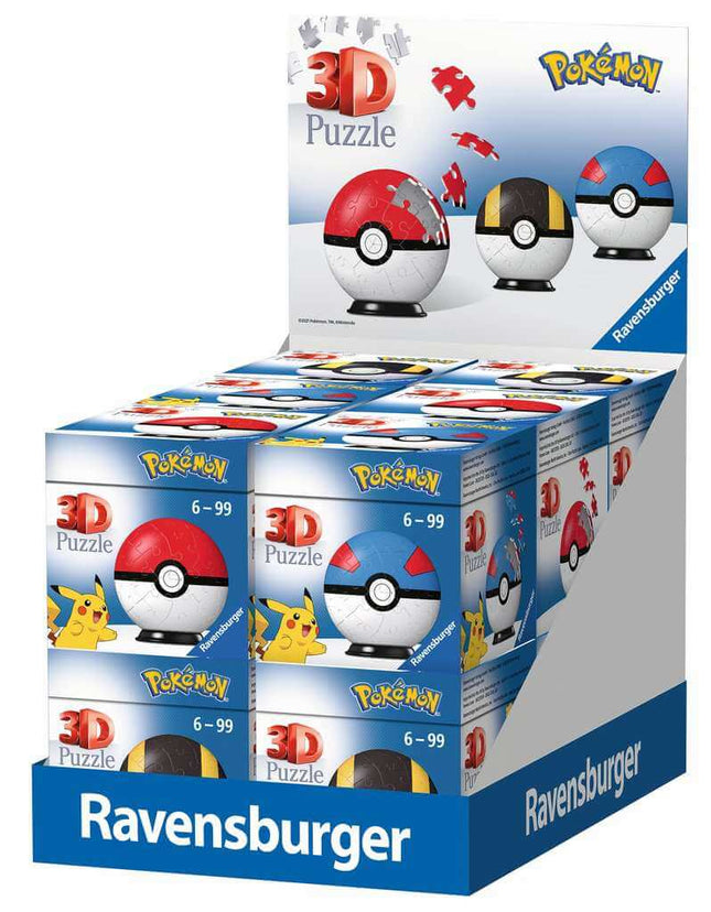 Pokemonbal (3 Designs) 54 Stukjes 94617 4, 94617 4 van Ravensburger te koop bij Speldorado !