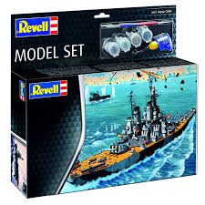 Dit is een foto van het spel Model Set Battleship USS New Jersey te koop bij Speldorado Spellenwinkel Delft