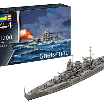 Dit is een foto van het spel Battleship Gneisenau te koop bij Speldorado Spellenwinkel Delft