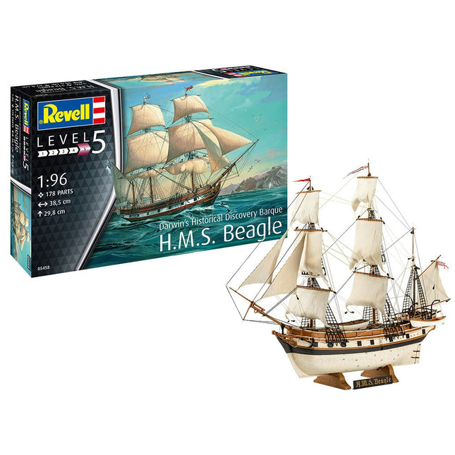 Dit is een foto van het spel H.M.S. Beagle te koop bij Speldorado Spellenwinkel Delft