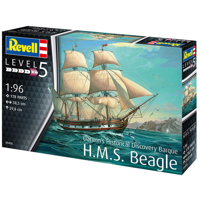 Dit is een foto van het spel H.M.S. Beagle te koop bij Speldorado Spellenwinkel Delft