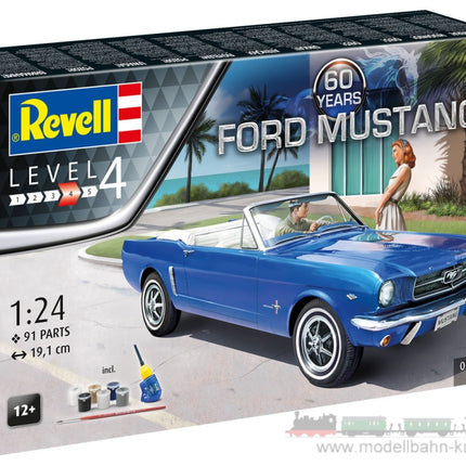 Dit is een foto van het spel Cadeauset 60th Anniversary of Ford Mustang te koop bij Speldorado Spellenwinkel Delft