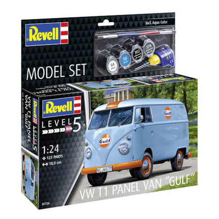 Dit is een foto van het spel Model Set VW T1 panel van (Gulf Decoration) te koop bij Speldorado Spellenwinkel Delft