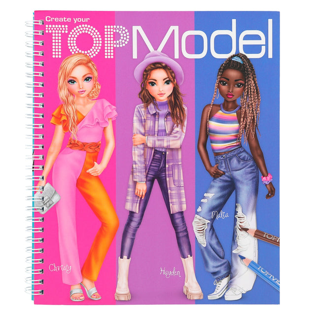 Create your TOPModel kleurboek, 0012447 van Depeche te koop bij Speldorado !