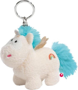 Nici Sleutelhanger Unicorn Rainbow Flair Junior 10 Cm Pluche Wit, 4012390400922 van Vedes te koop bij Speldorado !