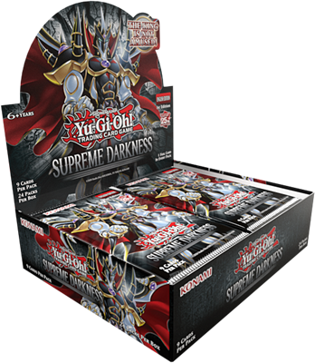 Dit is een foto van het spel Supreme Darkness booster- yu gi oh te koop bij Speldorado Spellenwinkel Delft