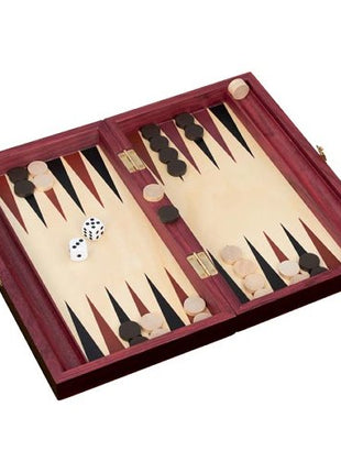 Backgammon -klein - hout