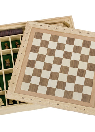 Schaak, dammen en molen spel