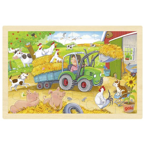 Tractor, houten puzzel, 57420 van Gollnest & Kiesel te koop bij Speldorado !