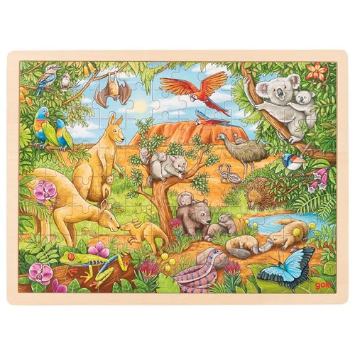 Australische dieren, houten puzzel, 57441 van Gollnest & Kiesel te koop bij Speldorado !