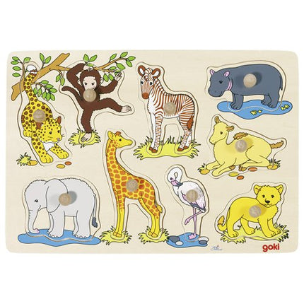 Lift out puzzle, African baby animals, 57829 van Gollnest & Kiesel te koop bij Speldorado !