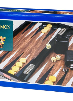 Backgammon  Backgammon Kassette Fourni Groot. - Kunststof - uitvoering