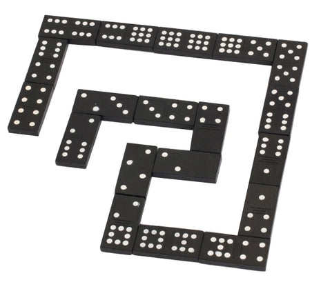 Dit is een foto van het spel Houten Domino, 55 Stenen - Natural Games te koop bij Speldorado Spellenwinkel Delft