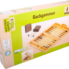 Dit is een foto van het spel Backgammon 38X22X5Cm - Natural Games te koop bij Speldorado Spellenwinkel Delft