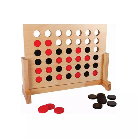 Klassiekers  Houten vier op een rij - Hout - uitvoering