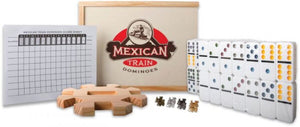 Mexican Train Domino, 66 delig, Natrual Games, 61151893 van Vedes te koop bij Speldorado !