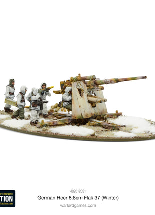 Dit is een foto van het spel German Heer (Winter) 8.8cm Flak 37 te koop bij Speldorado Spellenwinkel Delft