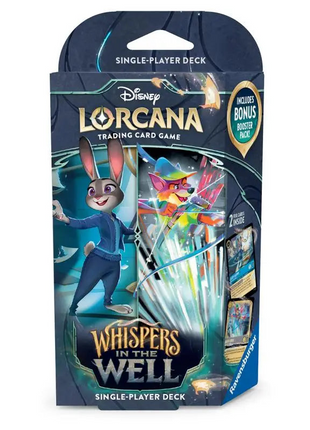 Disney Lorcana Starter set Judy Hopps Robin Hood  - Whispers in the Well– set Lorcana - Starter