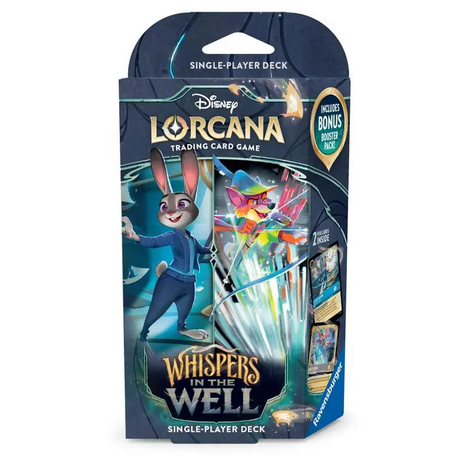 Disney Lorcana Starter set Judy Hopps Robin Hood  - Whispers in the Well– set Lorcana - Starter